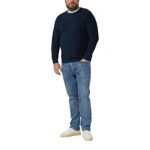 Pull i melerat garnityr med ribbad kant s.Oliver image-6