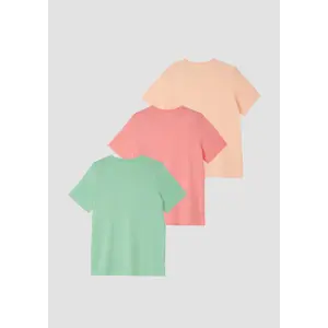 T-shirt med logotryck i stora storlekar för flickor s.Oliver (x3) image-1
