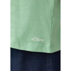 T-shirt med logotryck i stora storlekar för flickor s.Oliver (x3) image-4