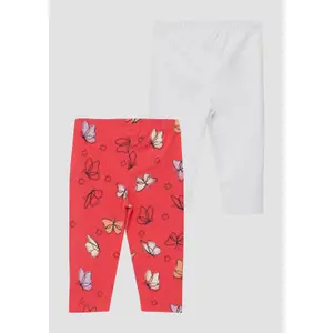 Capri leggings enfärgad och med tryck i stora storlekar för flickor s.Oliver (x2) image-1