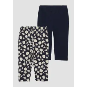 Capri leggings enfärgad och med tryck i stora storlekar för flickor s.Oliver (x2) image-1