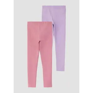 Enfärgat leggings i stora storlekar för flickor s.Oliver (x2) image-1