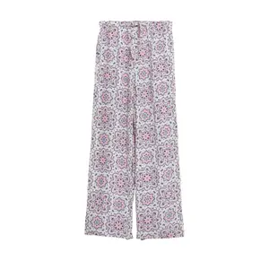 Hochgeschnittene gerade Beinweite Hose mit Kordelzug für Mädchen s.Oliver image-2