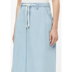 Jupe midi en jean taille haute avec passants de ceinture coupe jambes larges femme s.Oliver image-3