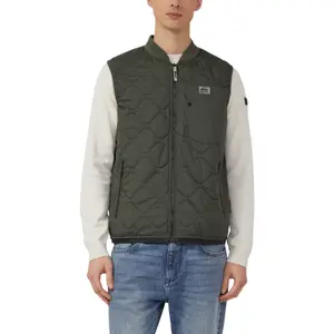 Colete acolchoado leve com gola bomber estilo workwear s.Oliver image-2