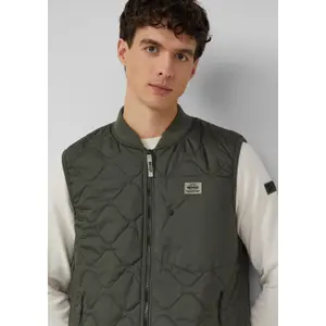 Colete acolchoado leve com gola bomber estilo workwear s.Oliver image-3