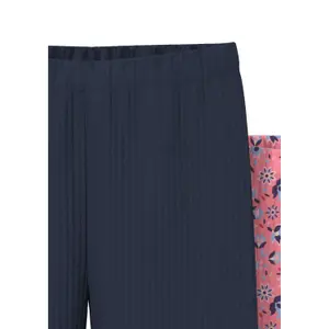 Slim Fit Ribbed Fabric Elastic Waist Crop Leggings for Girls s.Oliver (x2) image-5
