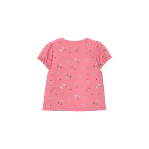 Camiseta de canalé en forma de trapecio con mangas abullonadas e impresión en toda la superficie para bebé s.Oliver image-5