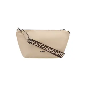 Shoulder Bag with Logo Plate and Adjustable Strap for Women s.Oliver image-0