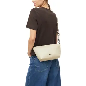 Shoulder Bag with Logo Plate and Adjustable Strap for Women s.Oliver image-5