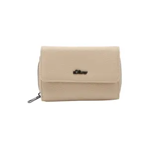 Women's Wallet with Logo Plate and Snap Closure s.Oliver image-0