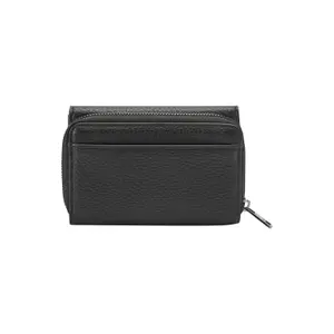 Women's Wallet with Logo Plate and Snap Closure s.Oliver image-1