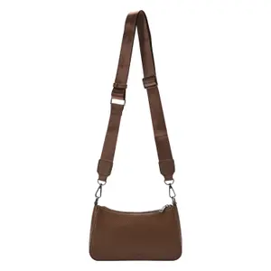 Shoulder Bag with Embossed Logo and Adjustable Strap for Women s.Oliver image-0