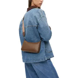 Shoulder Bag with Embossed Logo and Adjustable Strap for Women s.Oliver image-5