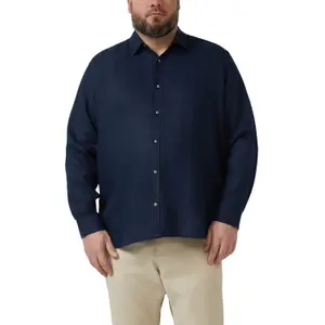 Chemise en lin de qualité supérieure avec col italien s.Oliver image-1