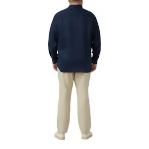 Chemise en lin de qualité supérieure avec col italien s.Oliver image-4