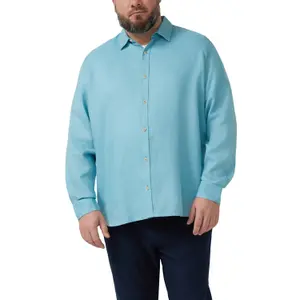 Chemise en lin de qualité supérieure avec col italien s.Oliver image-2