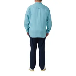 Chemise en lin de qualité supérieure avec col italien s.Oliver image-5