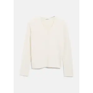 Pull mit V-Ausschnitt und rolliertem Saum klassische Passform Damen s.Oliver image-2