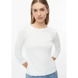 Women's 3/4 Sleeve Fitted T-Shirt with Round Neck s.Oliver image-3