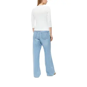 Women's 3/4 Sleeve Fitted T-Shirt with Round Neck s.Oliver image-5
