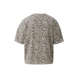 T-shirt z nadrukiem na przodzie luźny krój okrągły dekolt oversize damski s.Oliver image-1
