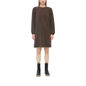 Klassische Damenkleid mit Puffärmeln und Falten s.Oliver image-2