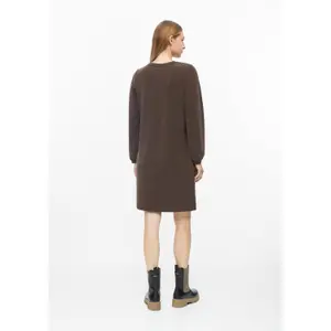 Klassische Damenkleid mit Puffärmeln und Falten s.Oliver image-4