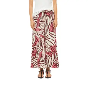 High-Waisted Relaxed Fit Extra Wide Leg Jersey Trousers Women s.Oliver image-2