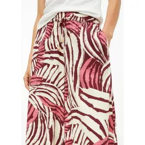 High-Waisted Relaxed Fit Extra Wide Leg Jersey Trousers Women s.Oliver image-3