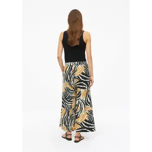 High-Waisted Relaxed Fit Extra Wide Leg Jersey Trousers Women s.Oliver image-4