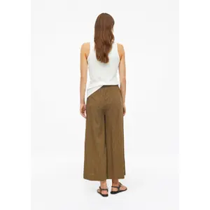 High-Waisted Relaxed Fit Extra Wide Leg Jersey Trousers Women s.Oliver image-2