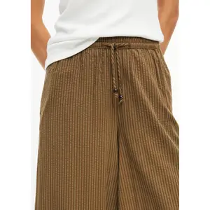 High-Waisted Relaxed Fit Extra Wide Leg Jersey Trousers Women s.Oliver image-4