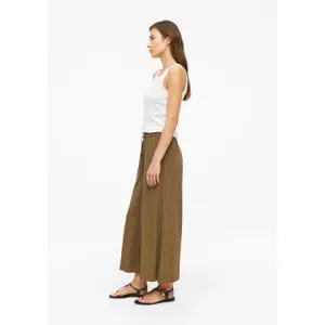 High-Waisted Relaxed Fit Extra Wide Leg Jersey Trousers Women s.Oliver image-6