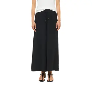 High-Waisted Relaxed Fit Extra Wide Leg Jersey Trousers Women s.Oliver image-1