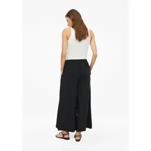 High-Waisted Relaxed Fit Extra Wide Leg Jersey Trousers Women s.Oliver image-2