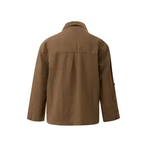 Fließende Bluse aus Mischleinen mit Brusttasche und 3/4-Ärmeln Damenmarke s.Oliver image-1