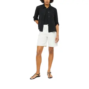 Fließende Bluse aus Mischleinen mit Brusttasche und 3/4-Ärmeln Damenmarke s.Oliver image-6