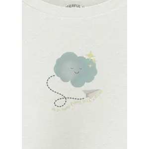 Long Sleeve T-Shirt with Front Print and Snap Buttons for Babies s.Oliver image-3