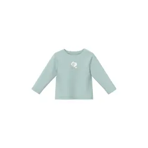 Long Sleeve Unisex Printed T-Shirt with Snap Buttons for Babies s.Oliver image-2