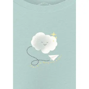 Long Sleeve Unisex Printed T-Shirt with Snap Buttons for Babies s.Oliver image-3