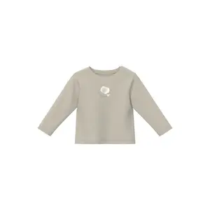 Long Sleeve Unisex Printed T-Shirt with Snap Buttons for Babies s.Oliver image-0