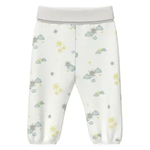 Παντελόνι jogging unisex σε φαρδιά γραμμή με all-over εκτύπωση και ριμπ άκρη για μωρά s.Oliver image-5