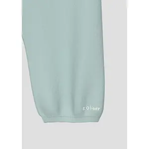 Παντελόνι jogging unisex σε φαρδιά γραμμή με all-over εκτύπωση και ριμπ άκρη για μωρά s.Oliver image-3