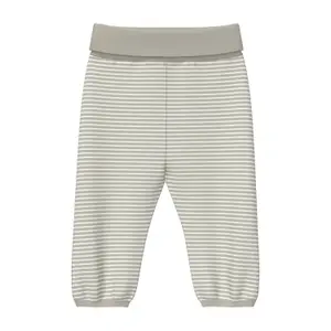 Παντελόνι jogging unisex σε φαρδιά γραμμή με all-over εκτύπωση και ριμπ άκρη για μωρά s.Oliver image-2
