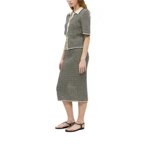 Lightweight Short Sleeve Cotton Blend Cardigan with Button Placket Women s.Oliver image-6