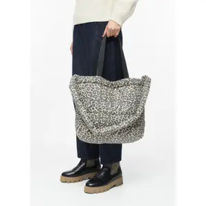 Animal Print Tote Bag with Magnetic Closure for Women s.Oliver image-4