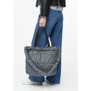 Animal Print Tote Bag with Magnetic Closure for Women s.Oliver image-4