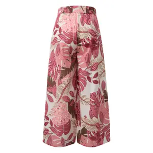 High-Waisted Wide-Leg All-Over Print Women’s Relaxed Fit Trousers s.Oliver image-1