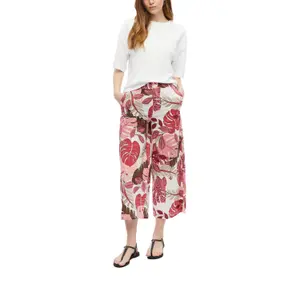 High-Waisted Wide-Leg All-Over Print Women’s Relaxed Fit Trousers s.Oliver image-6